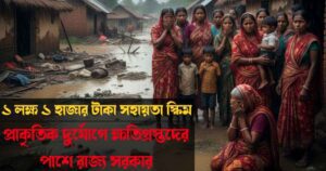 মমতা বন্দ্যোপাধ্যায়, বাংলা আবাস যোজনা, Banglar Bari Project, West Bengal Government Scheme, disaster relief, বিপর্যয় ক্ষতিপূরণ, উত্তরবঙ্গ সংবাদ, Mamata Banerjee Announcement, Government Aid, Rural Housing Scheme