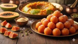 কাঁচা পেপে নাড়ু,হোমমেড নাড়ু রেসিপি,পেপে রেসিপি,সহজ নাড়ু বানানোর উপায়,মিষ্টি নাড়ু,সস্তা মিষ্টি রেসিপি,পেপে ব্যবহার করা রেসিপি,ঐতিহ্যবাহী হিন্দু মিষ্টি,Quick Sweet Recipes,Homemade Indian Sweets